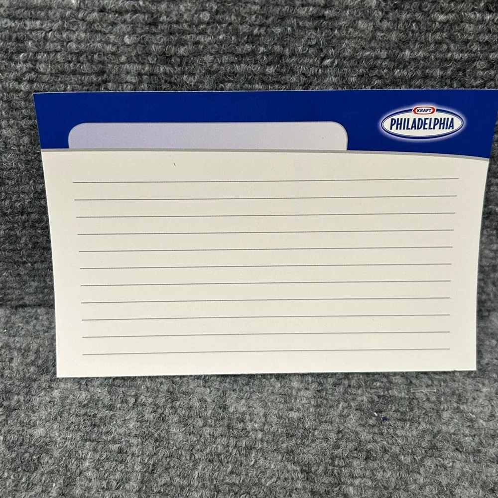 Kraft Philadelphia Cream Cheese Recipe Collection Tin with Cards 2008 Vintage